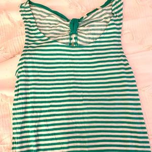 🤗2/$10! Old Navy Kelly green striped tank